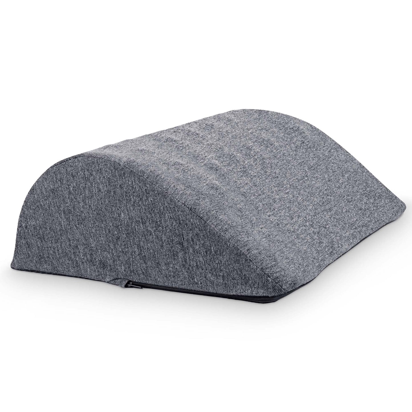 Premium Under Desk Foot Rest Pillow for Your Desk at Work, Home Office, and Gaming - Orthopedic, Ergonomic Memory Foam Foot Stool Cushion with Non-Slip Bottom (Gray)