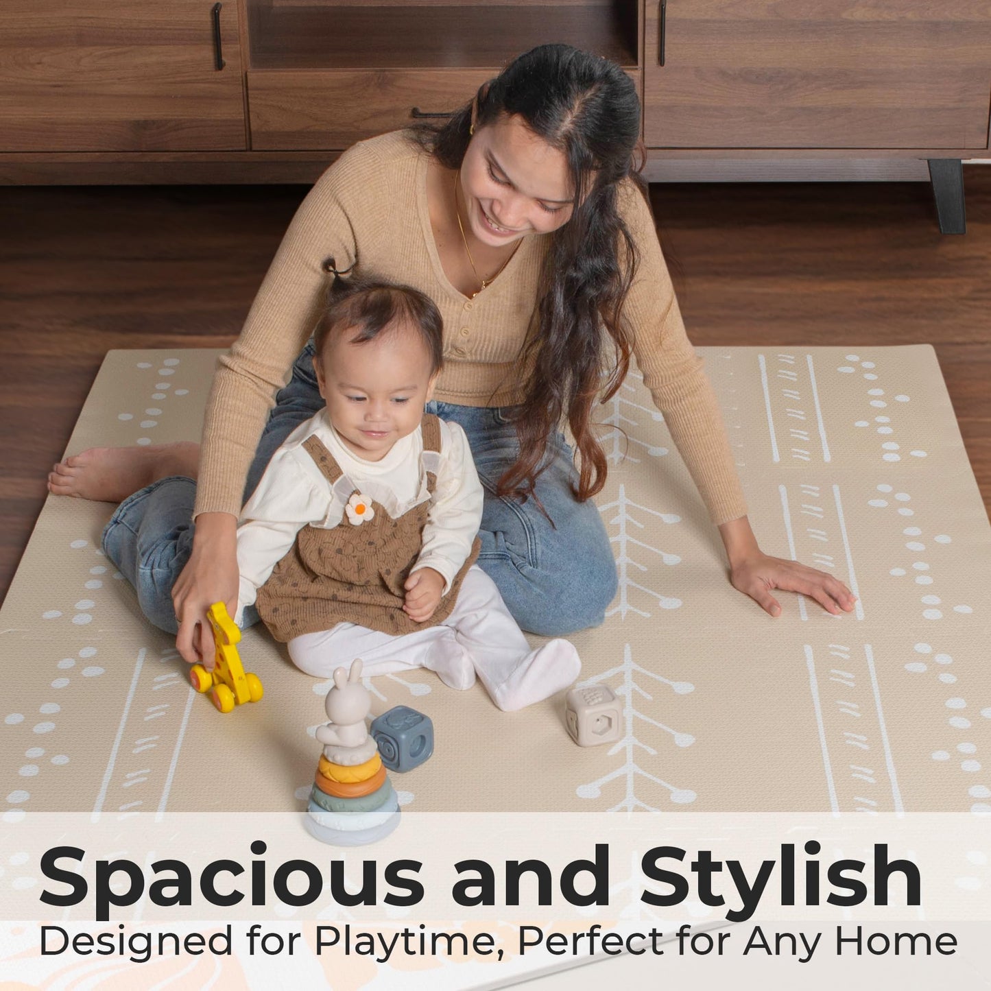 Non-Toxic Baby Play Mat - Soft EVA Foam Puzzle Mat with Interlocking Squares for Babies, Toddlers, and Kids - Ideal for Nursery, Gym, and Playroom