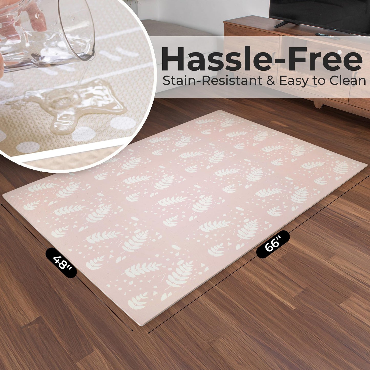 Non-Toxic Baby Play Mat - Soft EVA Foam Puzzle Mat with Interlocking Squares for Babies, Toddlers, and Kids - Ideal for Nursery, Gym, and Playroom