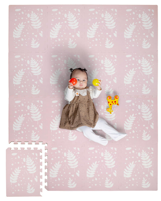 Non-Toxic Baby Play Mat - Soft EVA Foam Puzzle Mat with Interlocking Squares for Babies, Toddlers, and Kids - Ideal for Nursery, Gym, and Playroom